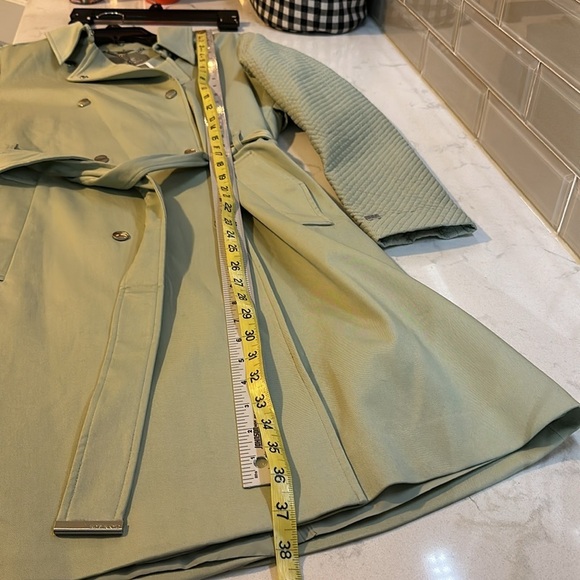 NWT Anthropologie Soia + Kyo “Kya” Trench Coat in Sage Size Small - Picture 15 of 16